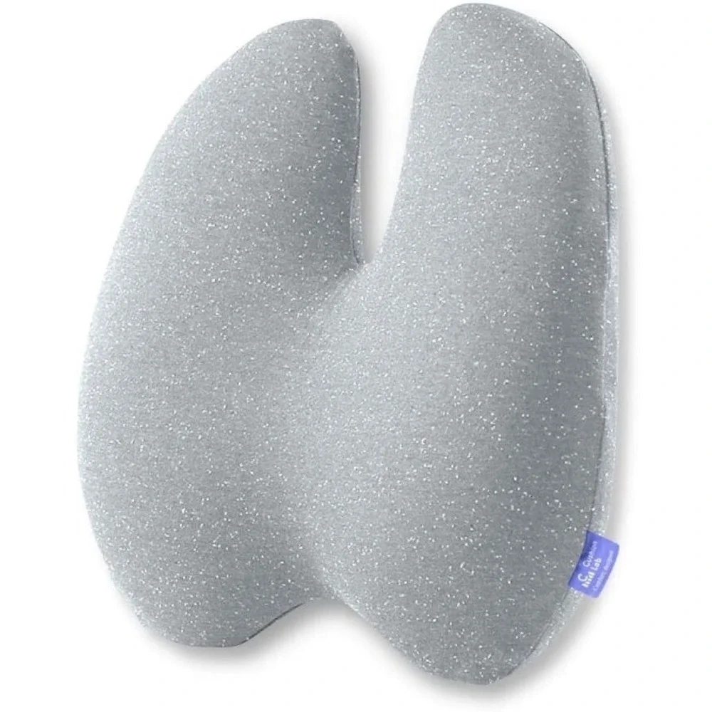 Cushion Lab Extra Dense Lumbar Pillow Patented Ergonomic Multi-Region Back Pain